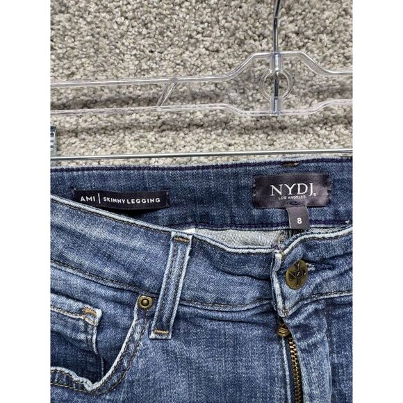 NYDJ AMI Skinny Legging Lift x Tuck‎ Medium Wash Women's Jeans Size 8 - Picture 5 of 14